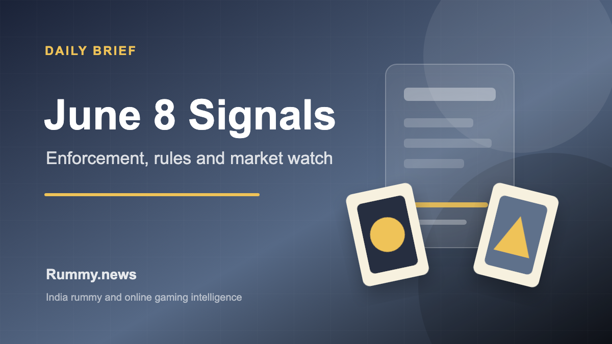 Daily Brief: Five Signals From India’s Rummy and Online Gaming Market