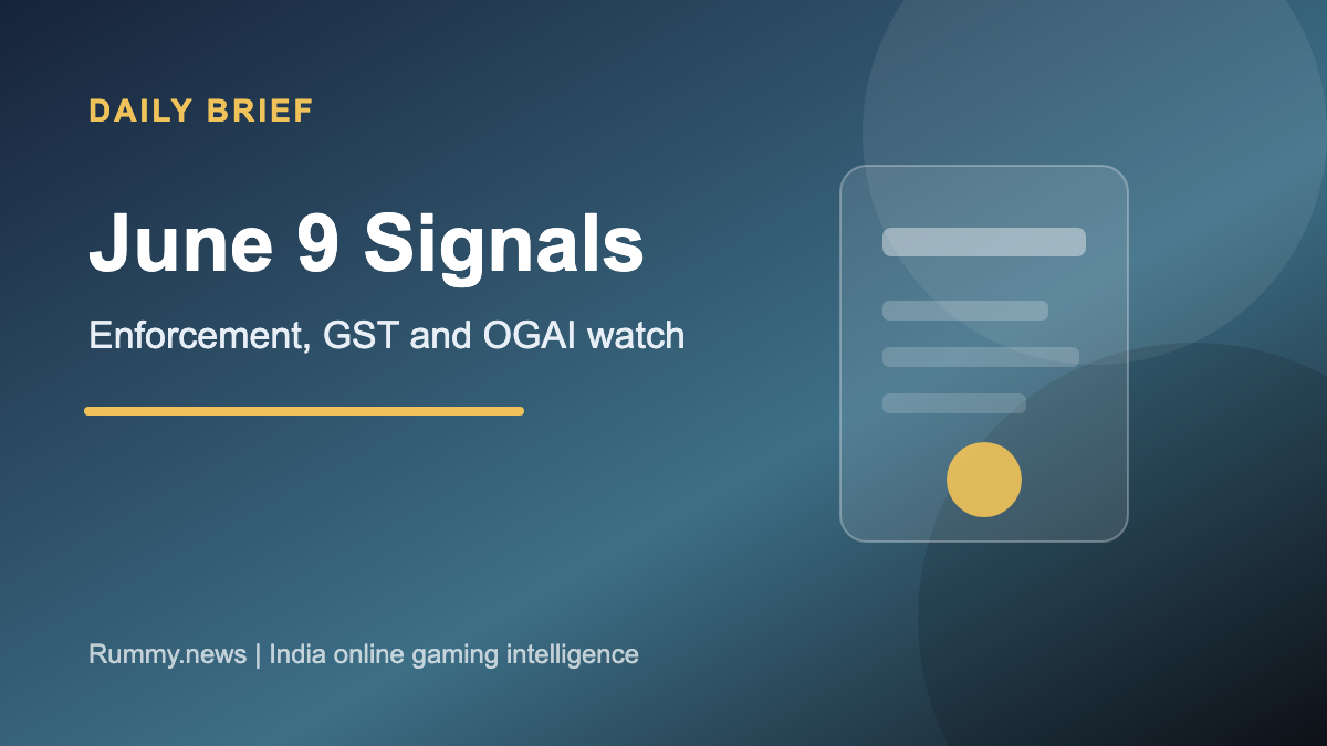 Daily Brief: Five Signals From India’s Rummy and Online Gaming Market