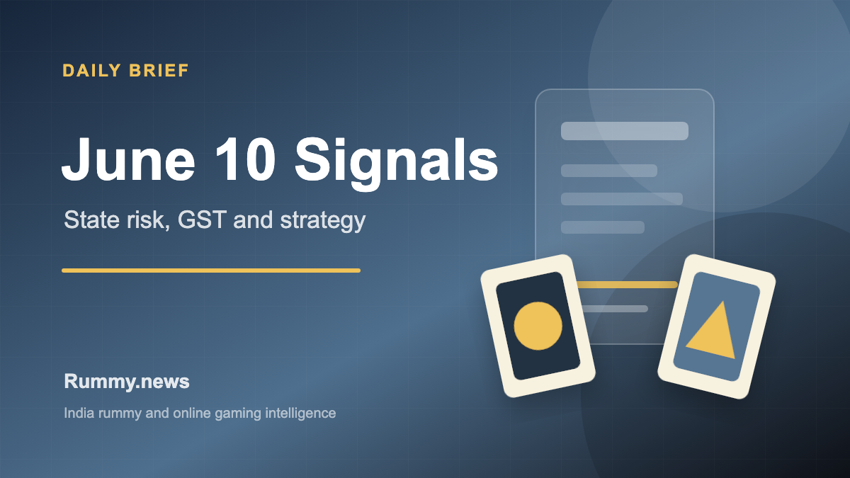 Daily Brief: Five Signals From India’s Rummy and Online Gaming Market
