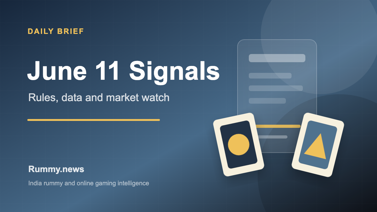 Daily Brief: Five Signals From India’s Rummy and Online Gaming Market