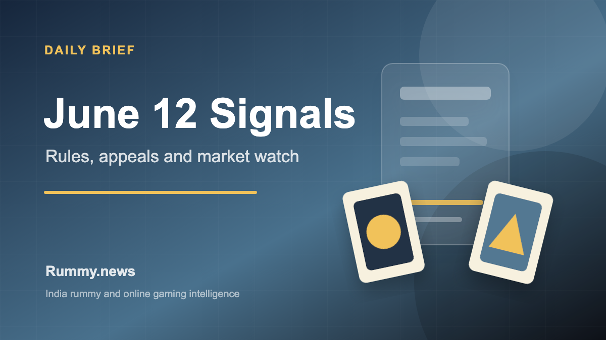 Daily Brief: Five Signals From India’s Rummy and Online Gaming Market