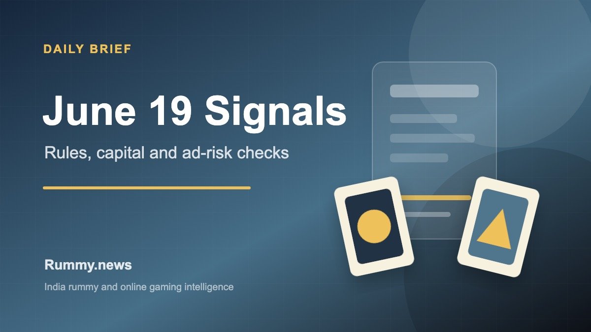 Daily Brief: Five Signals From India’s Rummy and Online Gaming Market