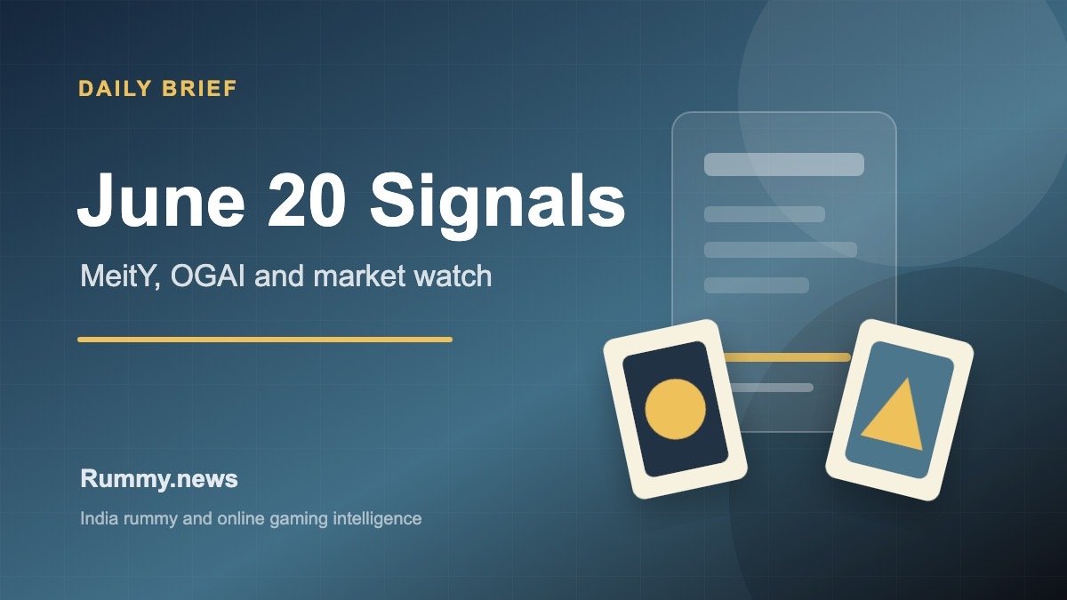 Daily Brief: Five Signals From India’s Rummy and Online Gaming Market