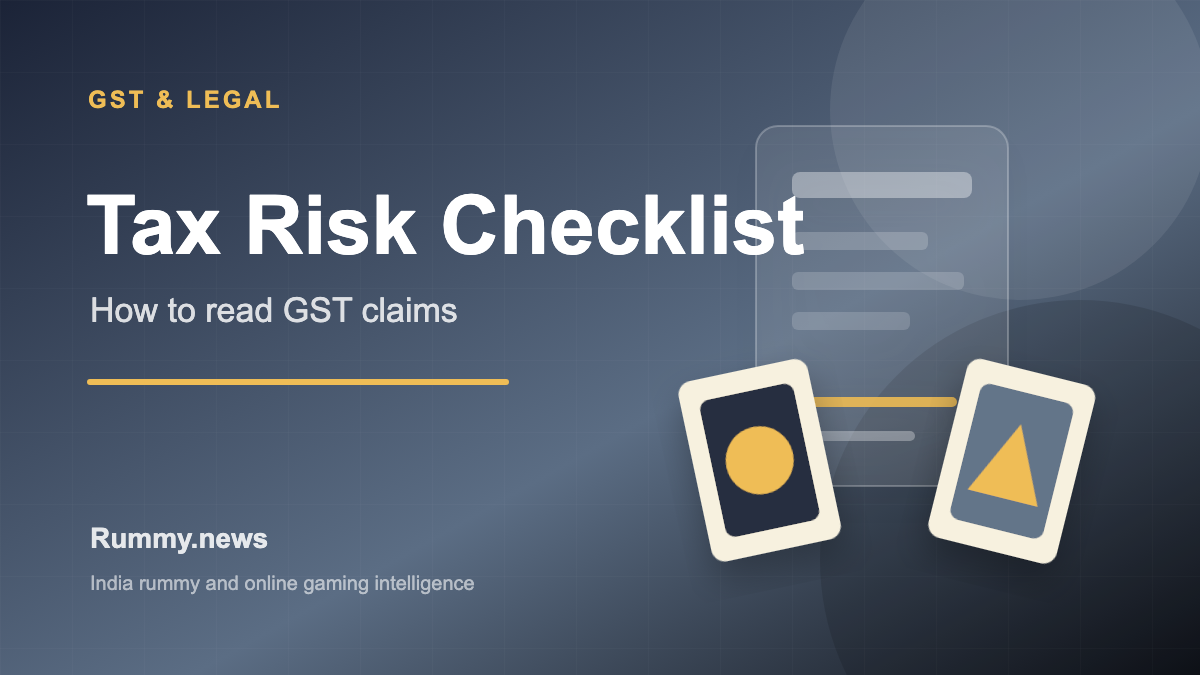Online Gaming Tax Risk Checklist for News Readers