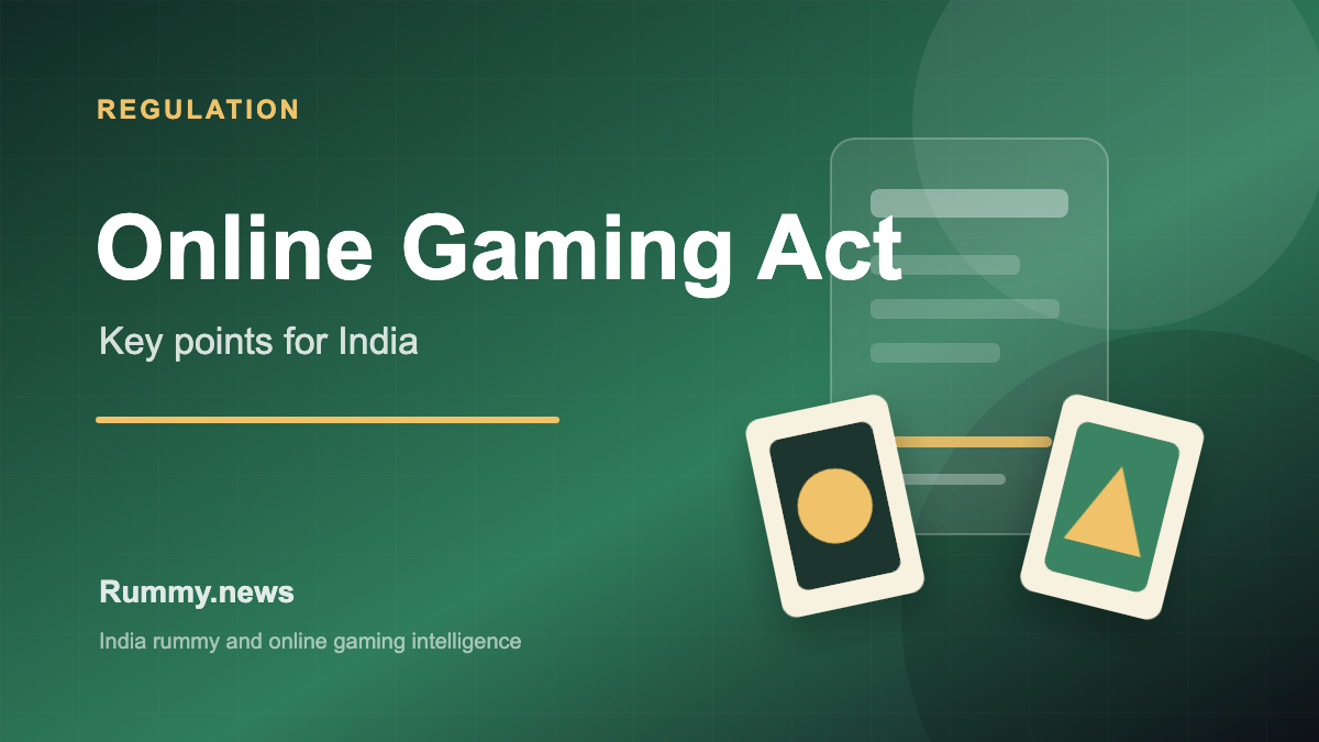Promotion and Regulation of Online Gaming Act 2025: Key Points