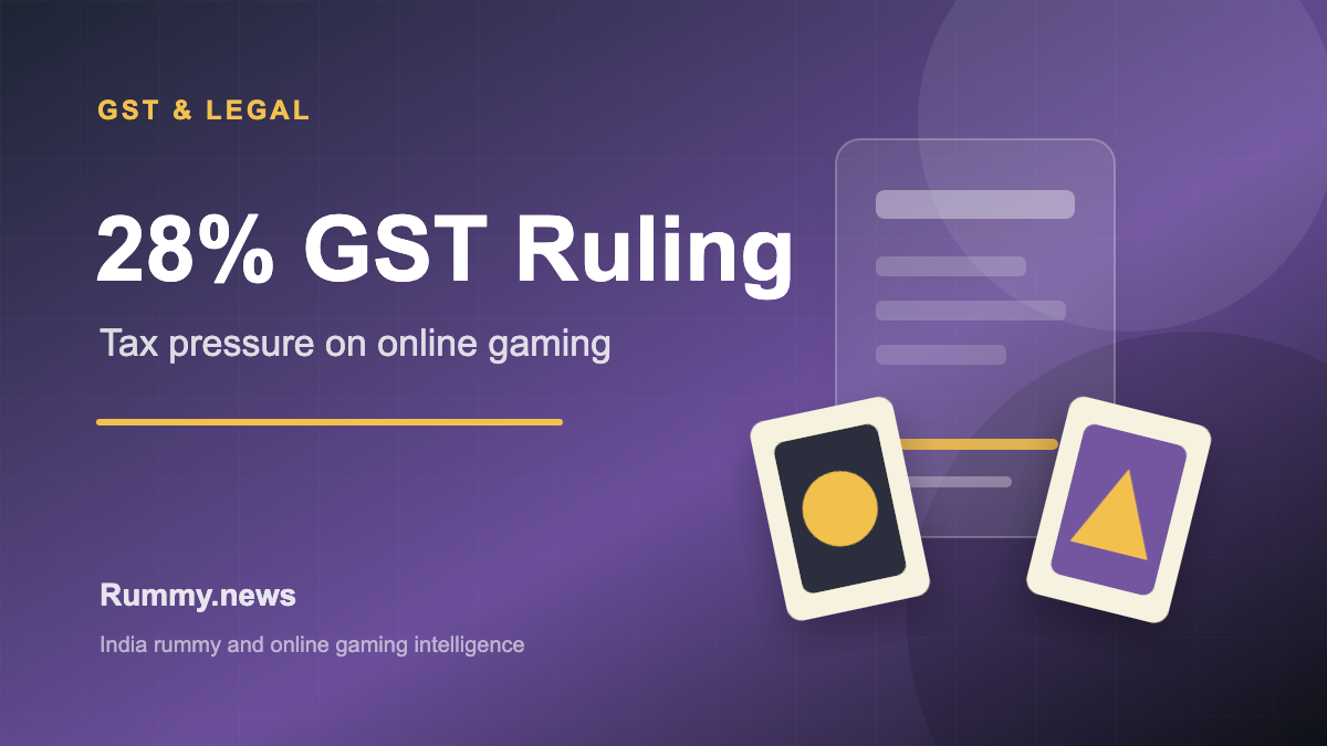 What the 28% GST Ruling Means for India’s Online Gaming Industry