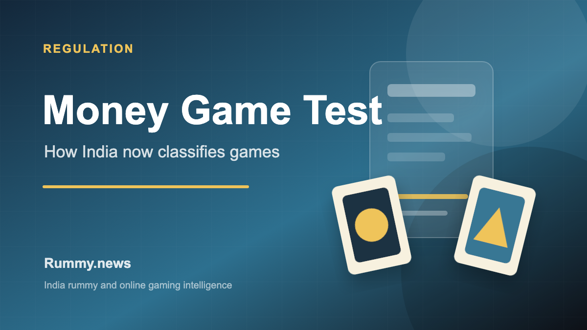 What Counts as an Online Money Game Under Indian Law?